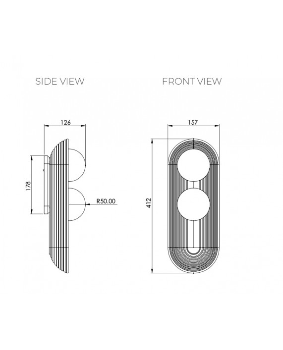 Bert Frank Eos Double Wall Lamp